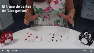 Magia con Beatriz Palacio: el truco de 'los gatitos'