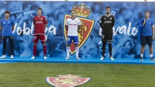 La Romareda. Presentación camisetas del Real Zaragoza.