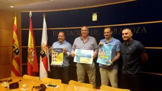 Presentación del "I Congreso de Fútbol Comarca de las Cinco Villas en la Diputación Provincial de Zaragoza.