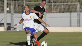 Imagen de archivo del amistoso disputado entre el Deportivo Aragón y el CD Ebro.