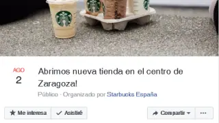 Starbucks ha abierto un nuevo establecimiento en el Coso de Zaragoza.