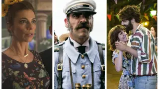 Collage de fotogramas de las tres películas seleccionadas.