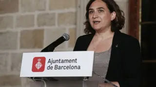 La alcaldesa de Barcelona, Ada Colau, en una foto de archivo.