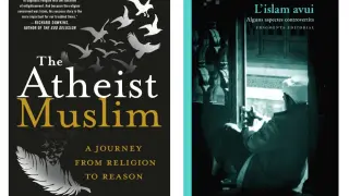 Portadas de los libros 'The Atheist Muslim' y L'islam avui