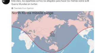 Los usuarios de Twitter han sacado toda su artillería humorística para comentar el lanzamiento del misil.