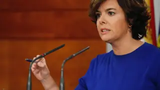 Soraya Saenz de Santamaría, candidata a presidir el PP.