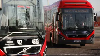 Autobuses híbridos en Zaragoza.