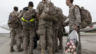 Los militares vuelven a casa