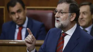 Rajoy, este miércoles, en el Congreso de los diputados