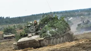 Maniobras del ejército ruso
