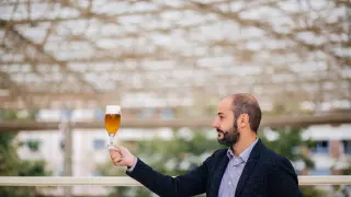 Ángel Campo, 'beer somelier' de Cervezas Ambar.