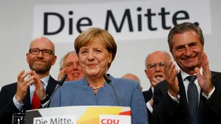 Merkel anuncia la victoria en las elecciones alemanas