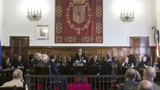 El acto de apertura del año judicial se celebró ayer en el Tribunal Superior de Aragón.