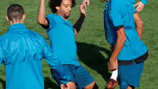 Marcelo durante un entrenamiento