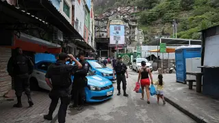 Imagen de la favela de Rocinha, en Río de Janeiro.