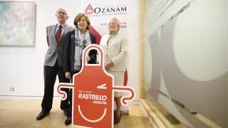 Fernando Galdámez, Pilar Enériz y Pilar Ríos han dado a conocer este miércoles los detalles del Rastrillo Ozanam