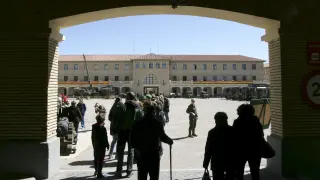 Jornada de puertas abiertas en el cuartel Sancho Ramírez, en la primavera del año pasado.