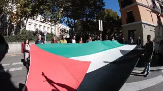 La formación morada ha reivindicado una Palestina libre.
