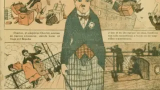 Una revista de éxito, con colaboradores aragoneses. Portada del primer número de 'Charlot' de 26 de febrero de 1916.