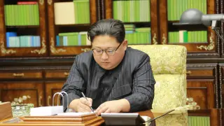 Kim Yong Un, líder de Corea del Norte.