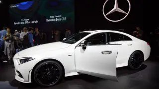 Presentación del nuevo Mercedes-Benz CLS este miercoles durante una rueda de prensa en el marco del Salón del Automóvil de Los Ángeles.