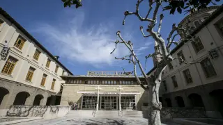 Vista del Edificio Pignatelli, sede del Gobierno de Aragón.