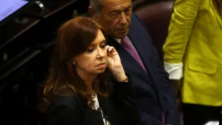 La expresidenta de Argentina y actual senadora Cristina Fernández.