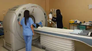 El escáner del servicio de urgencias del Hospital Miguel Servet.