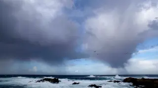 La intensa borrasca 'Ana' provoca rachas de viento de hasta 140 km. en A Coruña.
