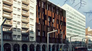 Recreación de la imagen que tendrá la fachada del bloque de viviendas, diseñada por la empresa Ingennus.