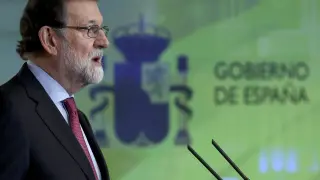 Mariano Rajoy en rueda de prensa tras el Consejo de Ministros de este viernes.