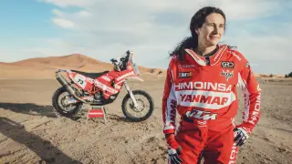 La española Rosa Romero correrá el Dakar con una moto más pequeña y liviana