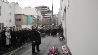 Homenaje a Francia a las víctimas de los atentados.