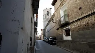 Calle de Albalate de Cinca.