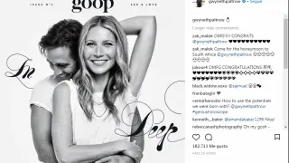 Gwyneth Paltrow y su prometido, una pareja de portada.