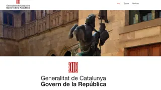 Página web del 'Govern de la República'