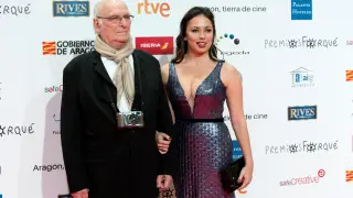 El cineasta Carlos Saura y su hija Anna Saura.