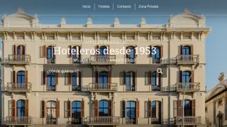 Imagen de uno de los hoteles de la web del Grupo Gargallo