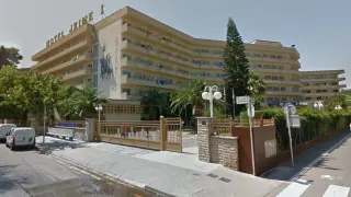 La vecina de Pinseque que resultó intoxicada estuvo alojada en el Hotel Jaime I de Salou a finales de septiembre de 2016.