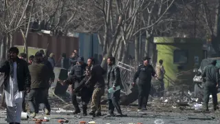 La explosión se produjo en las proximidades del antiguo Ministerio del Interior