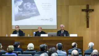 Presentación del libro 'Orígenes del Grupo San Valero', este martes, en la Casa de la Iglesia