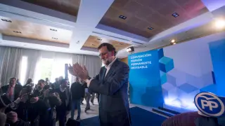 Mariano Rajoy, quien ha clausurado en Córdoba la Convención Sectorial del PP sobre la Prisión Permanente Revisable.