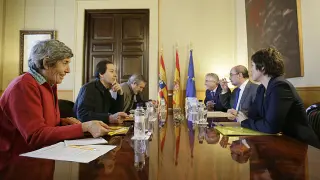Reunión entre el Gobierno de Aragón y la RAPA, hoy en el Pignatelli