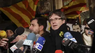 Carles Puigdemont en Bruselas