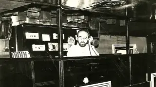 Pedro Elías pinchando en Scotch a Gogo, la discoteca de los teléfonos