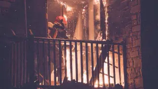 Incendio en un bloque de apartamentos de Benasque