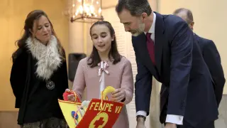 Felipe VI recibe a alumnos de todo el país en el concurso '¿Qué es un Rey para ti?'