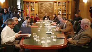 Reunión del consejo de administración de la sociedad Ecociudad Zaragoza.