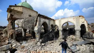 La ciudad de Mosul todavía sigue destruida.