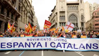 Tabarnia reúne a 15.000 personas en Barcelona